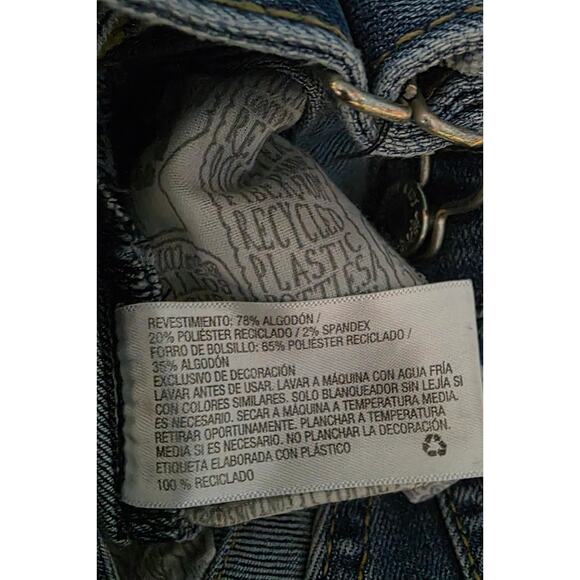 Genuine Kids Oshkosh B'gosh Overalls Size 12months‎  Denim Floral Embroidered - Picture 5 of 5